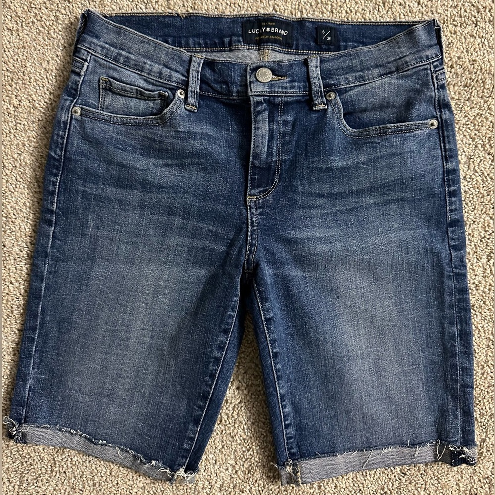 Lucky Brand Women's Denim Bermuda Shorts Size 6